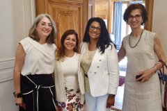 Lunch med nya ambassadörsparet 2019